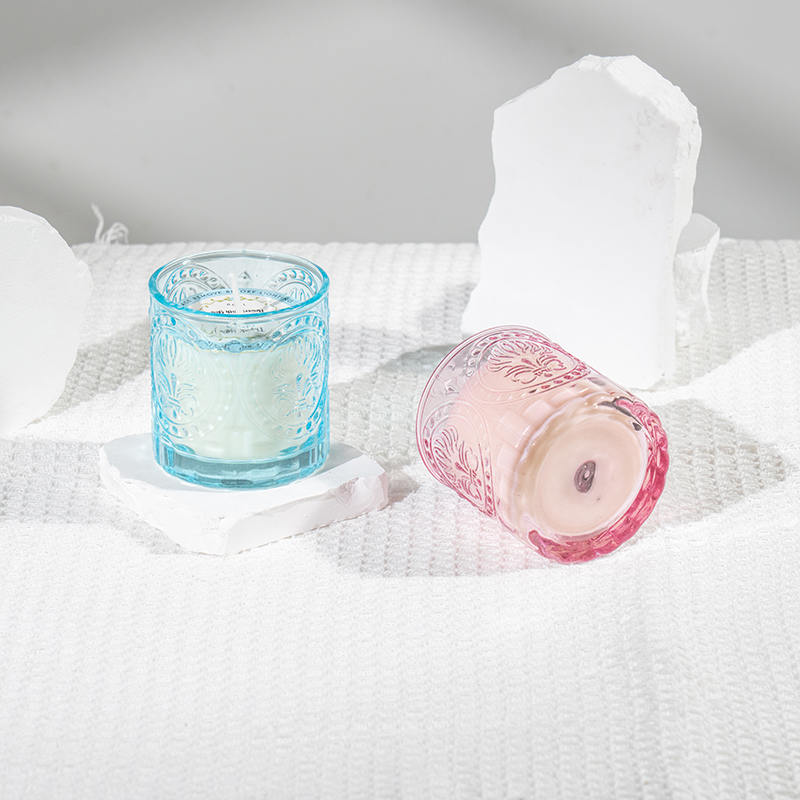 Lilin wangi botol kaca anggun Hari Ibu -pengeluar lilin lilin soya eko