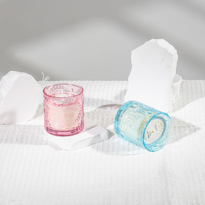 Lilin wangi botol kaca anggun Hari Ibu -pengeluar lilin lilin soya eko