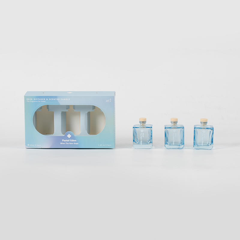 3PCS botol persegi reed diffuser set-3PCS aroma set