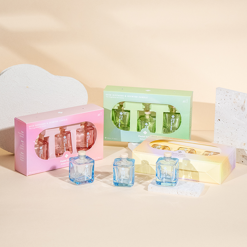 3PCS botol persegi reed diffuser set-3PCS aroma set