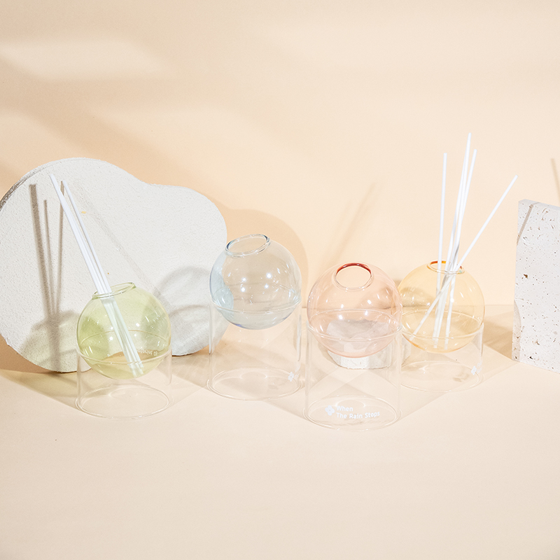 Tapak kaca jernih, aromaterapi gaya peresap jenis bola kaca