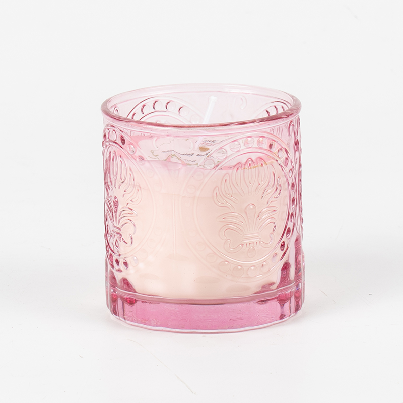 Lilin wangi botol kaca anggun Hari Ibu -pengeluar lilin lilin soya eko