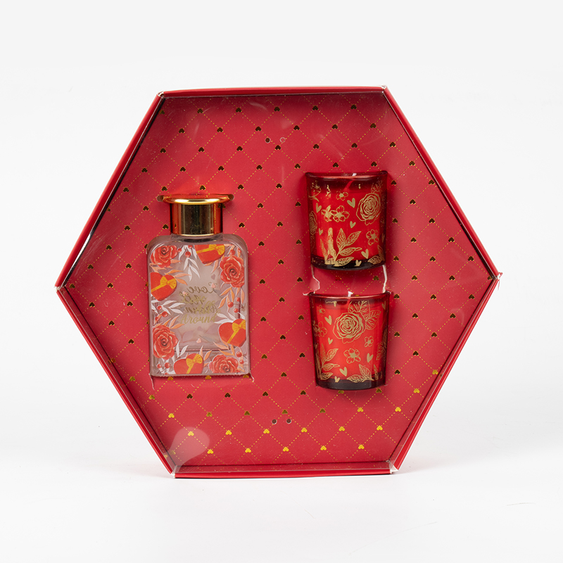 Valentine premium aroma 3PCS set-ogranic eco home fragrance set