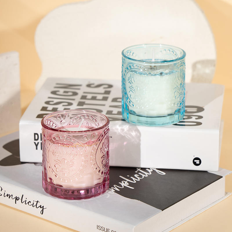 Lilin wangi botol kaca anggun Hari Ibu -pengeluar lilin lilin soya eko